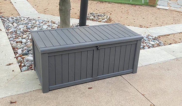 120 Gallons Water Resistant Resin Lockable Deck Box Assembly Instructions