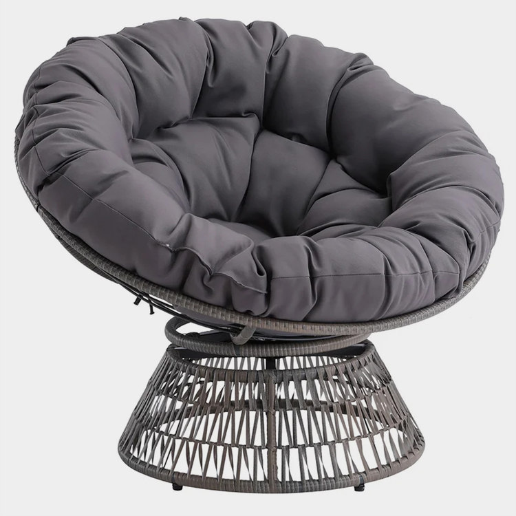 Classy Swivel Papasan Chair