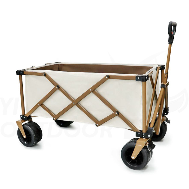 4 PVC Wheels Foldable Sports/Beach/Camping/Fishing Wagon/Cart
